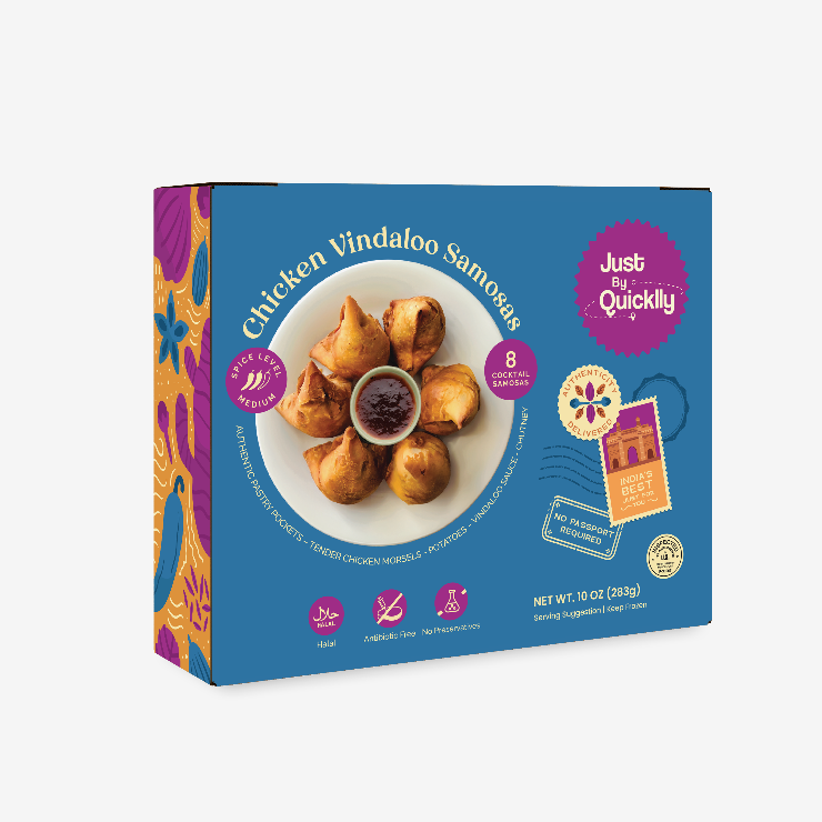 Chicken Vindaloo Samosas