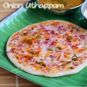 Onion and Peas Uthappam