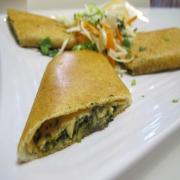Spinach and Cheese Dosai