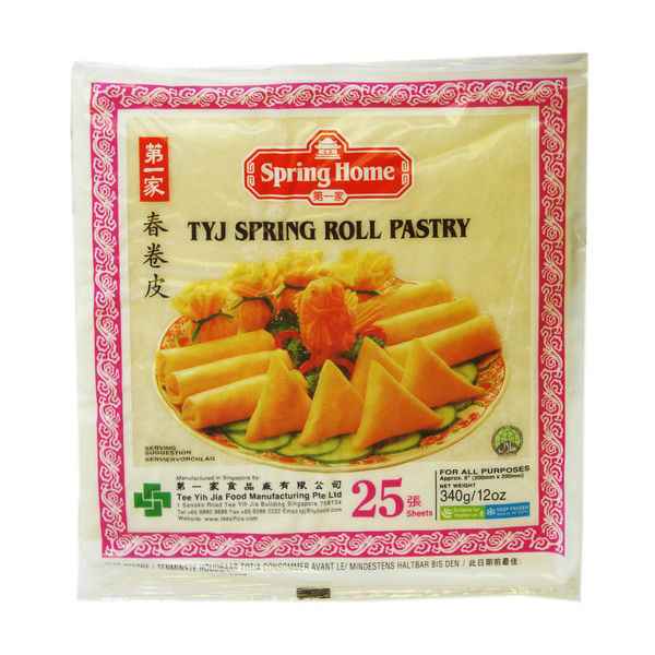 TYJ SPRING ROLL PASTRY 25PCE