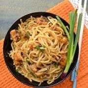 Schezwan Shrimp Fried Noodles
