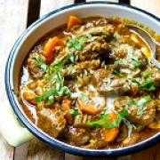 Green Coconut Lamb Curry
