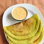 Palak Plain Dosa