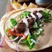 Beef Kofta Kabab Wrap