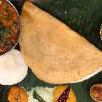 Kal Dosa With Chicken Korma