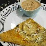 Cheese Palak Masala Dosa