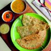 Butter Rava Onion Chili Dosa