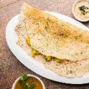 Butter Rava Onion Chili Masala Dosa
