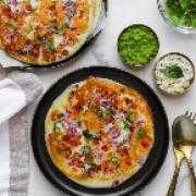 Onion Chili Coriander Uttapam