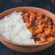 Chicken in Thai Red Curry Sauce