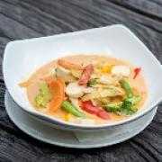 Mixed Vegetable in Thai Red Curry Sauce