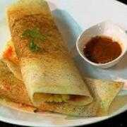 Rava Onion Masala Dosa