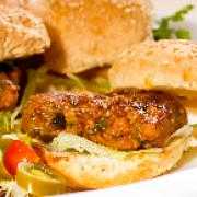 Peri Peri Chicken Kabob Burger