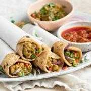 Chickpeas Potato (Chole Aloo) Masala Roll(Vegetarian)