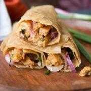 Egg and Lamb Kati Roll