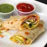 Potato Masala Kati Roll