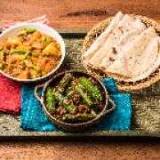 Roomali Roti Veg Keema