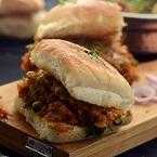 Cheese Masala Pav with Bhaji