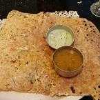 Onion Rava Masala Dosa