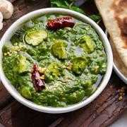 Palak Mushroom