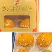 4 pieces motichoor ladoo box