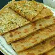 Stuffed veech paratha veg