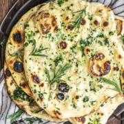 Rosemary naan
