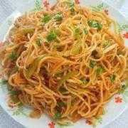 Schezwan veg noodles