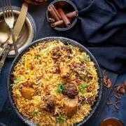 Hyderabadi Goat Dum biriyani